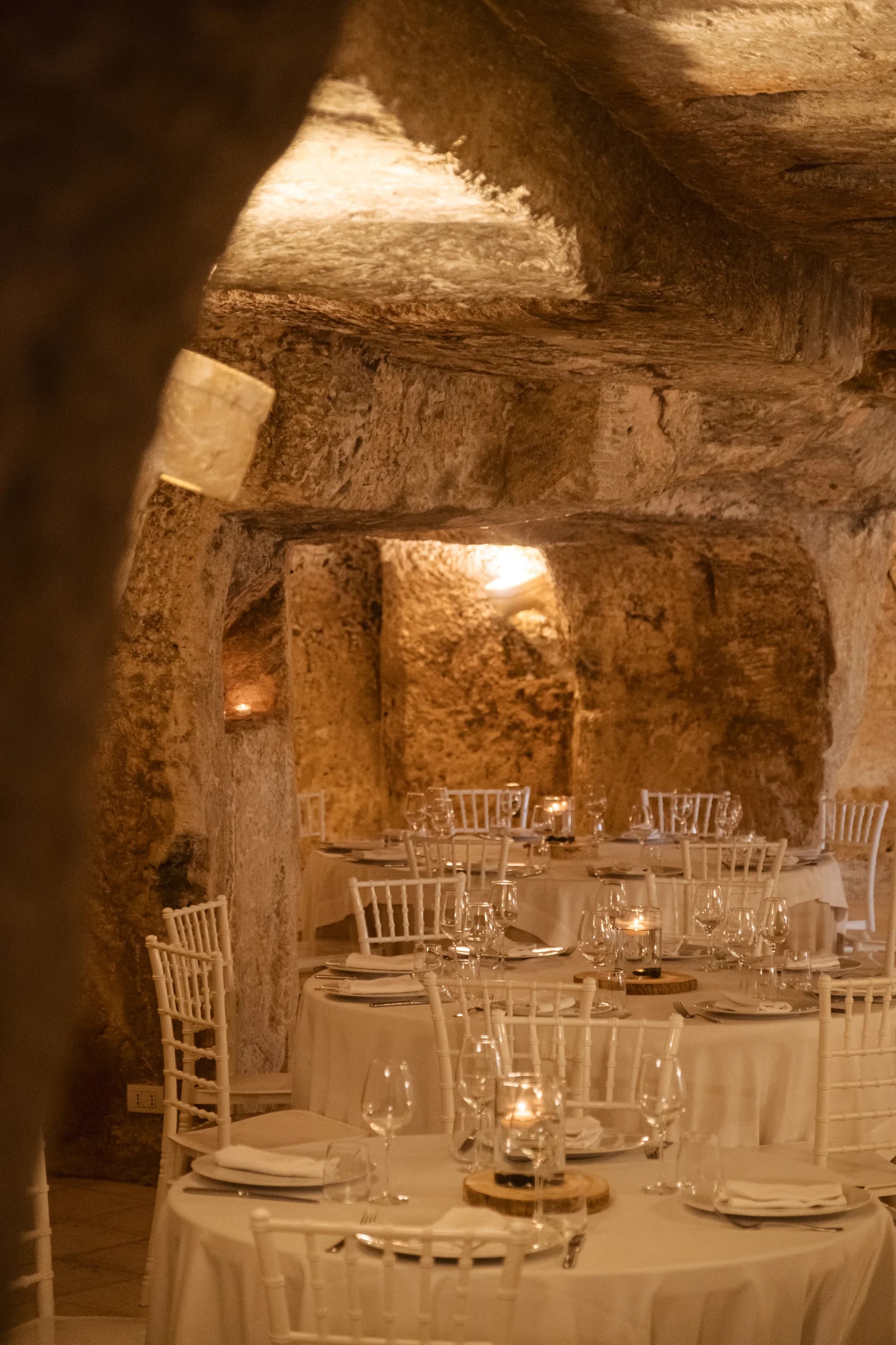 Sala nel frantoio ipogeo de Il Trappetello.